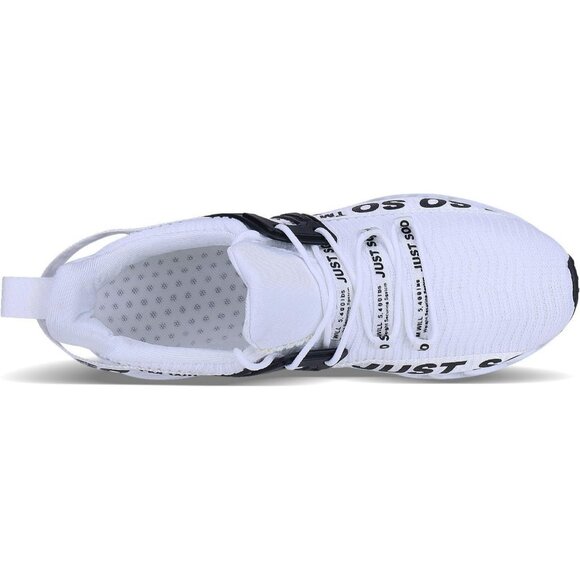 Women's White Running Walking Tennis Blade Non Slip Athletic Sneakers Shoes - Picture 6 of 7